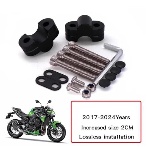 Adaptador extensible de manillar de aluminio que eleva 20mm la moto Z900 4
