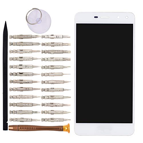 Image of LCD Screen Display with Digitizer Touch Panel Without Bezel Frame Compatible with Huawei Y6 2017 Honor 6 Play Nova Young MYA-L03 MYA-L23 MYA-L02 MYA-L22 MYA-AL10(White)
