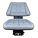 GREY TRAC SEATS BRAND TRIBACK STYLE UNIVERSAL TRACTOR SUSPENSION SEAT WITH TILT FITS FORD/NEW HOLLAND 2N, 8N, 9N, NAA, JUBILEE (SAME DAY SHIPPING - Delivers in 1-4 Business days)