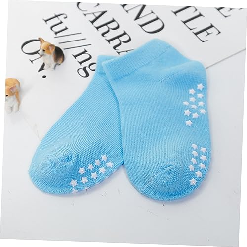 Kids Non-Slip Yoga Socks Breathable Cotton Ankle Socks for Toddlers Anti-Friction Grip for 1-4 Year Comfortable and Sweat-Absorbent4