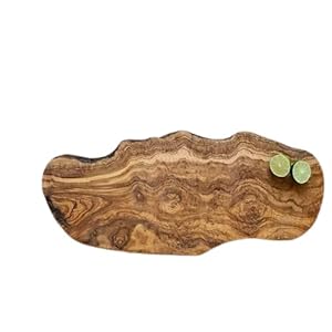 OLIVANERA Olive Wood Cutting Board for Kitchen – Large Cutting Board – Wooden Serving Boards – Cheese Boards – Serving Tray for Meat – Chopping Boards (24 inch)
