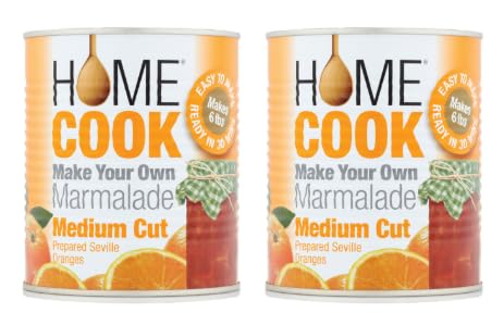 Home Cook Make Your Own Marmalade, Medium Cut, Prepared Seville Oranges, Pack of 2
