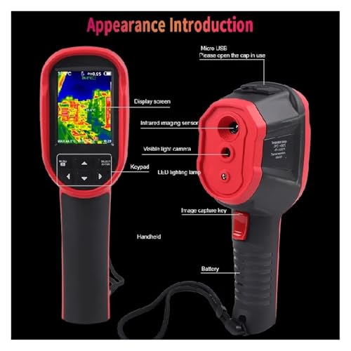 Handheld Infrared & Visible Light Thermal Imager 160 * 120 Thermal Camera Floor Heating Power Circuit Repair Fast Anomaly Recognition - Image 2