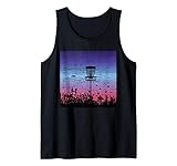 Frisbee Golf Target Basket Fun-ny Disc Golf Gift Tank Top