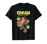 Crash Bandicoot Vintage Distressed Fruit Crate Video Game T-Shirt