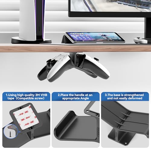 Yocice Suporte de controle, suporte de fone de ouvido, suporte de controle, suporte de fone de ouvid