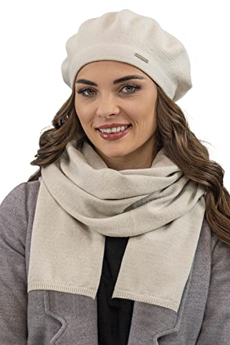 Miniatura 2 de Vivisence Conjunto De Boina Y Bufanda Para Mujeres 7005kmpl, Beige,Talla Única