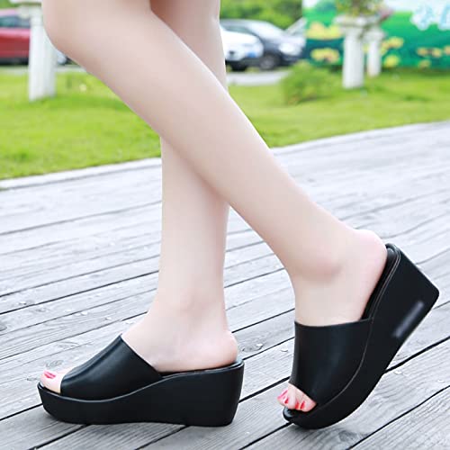 Slippers Women Summer Women Slippers Leather Slides Flat Soft Wedges Sandals Home Flip Flops Female Tap Casual Beach Shoes3