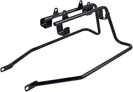 Advanblack Hard Saddlebag Conversion Bracket Fit for 2018+ M8 Softail Street Bob - Black