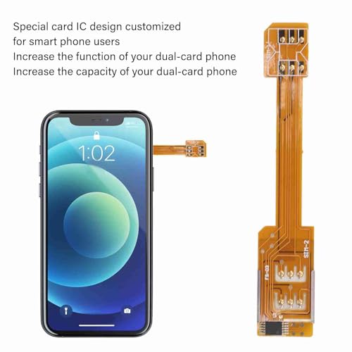 VBESTLIFE Extender scheda SIM, Nano SMI a scheda SIM standard da maschio a femmina Prolunga cavo FPC piatto morbido per tablet smartphone Android