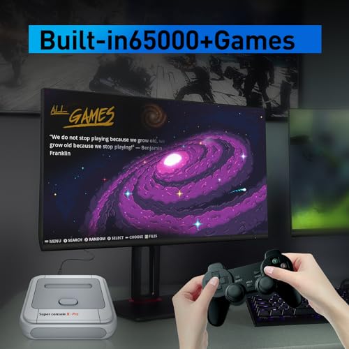 image for Kinhank Retro Game Console 256GB, Super Console X PRO Built-in 65,000+