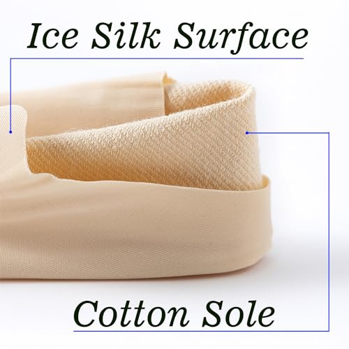 Image of 6 Pairs Womens No Show Socks Low Cut Liner Socks Ice Silk Surface socks Nonslip ankle Invisible Hidden Thin Socks 2xGrey 2xNude 2xPurple