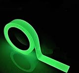 5m Luminous Tape, Fluorescent Tapes, Waterproof Glow in The Dark Self-Adhesive Tape Warning Tape Stage Supplies Wall Decorative Sticker Green Light