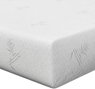 Vesgantti 18CM Single Memory Foam Mattress - Medium Firm Memory Foam Mattress with Convoluted Foam and High-Density Foam - 100-Night Trial, CertiPUR-US Certified