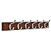 Franklin Brass FBHDCH6-511-R 27-Inch Hook Rail, Bark and Satin Nickel