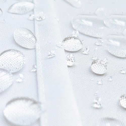 Rideau de douche vert en tissu imperméable pour baignoire