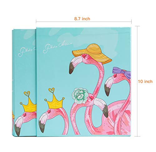 Edian Baby Photo Album 4X6 Inches Family Small Photo Albums Holds 200 Photos (Flamingo) #TOP6