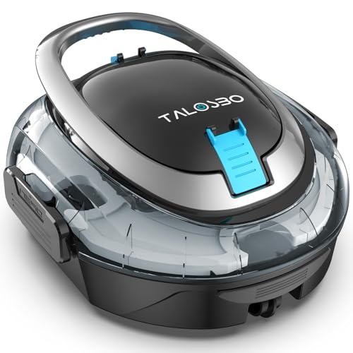 Image of [2026 New] TALOSBO S2 Robotic Pool Cleaner - Dual-Layer Filtration, 90-Min Runtime, Powerful Cordless Pool Vacuum for Above-Ground & Flat Pools, Efficient Debris Removal & Auto-Parking Design