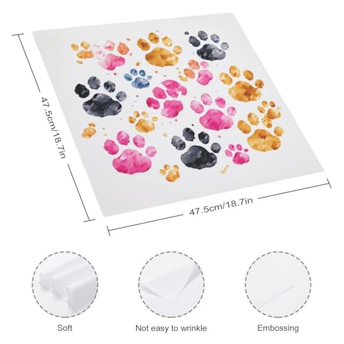 Servilletas de Tela Cuadradas con Estampado Floral 2 Piezas miniatura 2