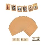 Ensemble de valeur du kit de suspension de bricolage complet : Ce kit tout-en-un comprend tout ce dont vous avez besoin : 20 cadres en carton, 20 clips en bois colorés et 2 rouleaux de ficelle suspendue. Pas besoin d’acheter quoi que ce soit d’autre - vous avez suffisamment de fournitures pour créer une galerie de photos époustouflante tout de suite.