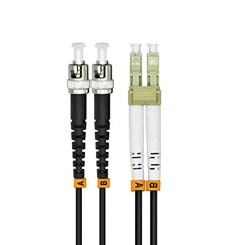Cable de conexión óptico multimodo OM3 de 40 metros y 10 G con conector LC a ST