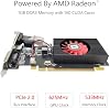 Tarjeta gráfica Glorto Radeon HD 5450 1GB DDR3 de perfil bajo, PCI Express 2.0 x16, HDMI/VGA/DVI, GPU de nivel de entrada para PC, SFF y HTPC 4