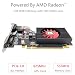 Glorto Radeon HD 5450 Grafikkarte, 1 GB, DDR3, PCI Express 2.0 x16, HDMI/VGA/DVI, Low Profile GPU