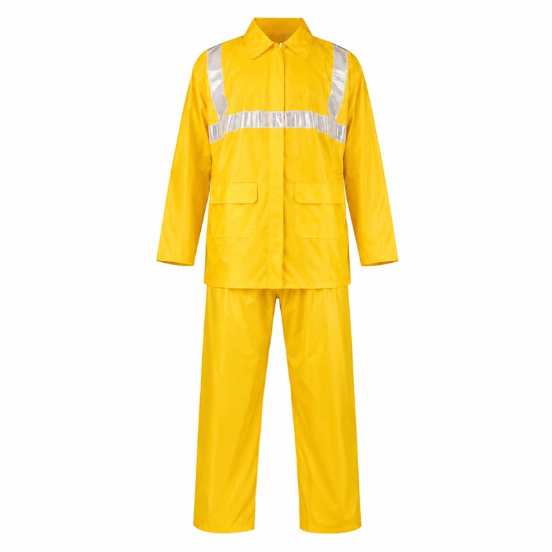 drumstone (𝐋𝐢𝐦𝐢𝐭𝐞𝐝 𝐓𝐨𝐝𝐚𝐲 Waterproof PVC Rain Suit for Men, A Line Hooded Jacket Pant Set, Reflective Rain Wear for Travel and Outdoor Work 𝟏𝟓 𝐘𝐞𝐚𝐫𝐬 𝐖𝐚𝐫𝐫𝐚𝐧𝐭𝐲-picture-49