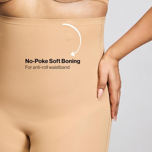 Image of NYKD by Nykaa Bonded Seamless Tummy and Thigh Shapewear | High Waist, Regular fit -NYSH31