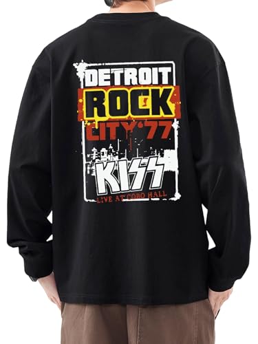 KISS ロンTシャツ Lサイズ 黒 KISS ロンTシャツ Lサイズ 黒 KISS キッス ロンT 長袖 Tシャツ メンズ