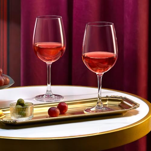 Image of Borosil 370ml x 2pc Opera Wine Glass Set | Wine Glasses for Red & White Wine, Cocktails & Mocktails | Elegant Glassware for Home, Parties & Gifting