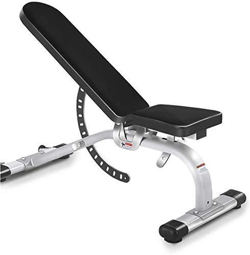 MU Adjustable Bench with Pulley Multi-Functional Incline Exercise Bench for Home Gym Weightlifting and Strength Training