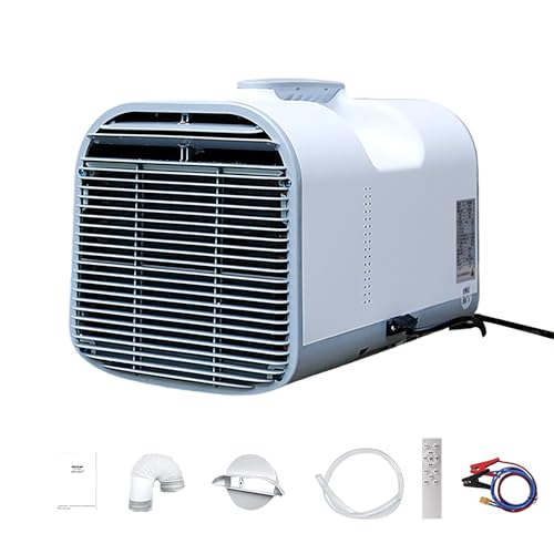 Condizionatore portatile da campeggio a raffreddamento rapido 12V 24V 1400W 4777BTU Climatizzatore inverter con telecomando per auto, camper - S03 Pro