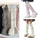 PTILSERY Fashion Leg Warmers Cable Knit Ripped Socks for Child Leggings School Uniform Accessories Flared Bottom Leg Covers