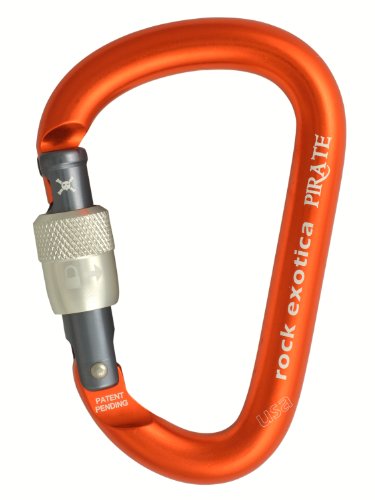 Rock Exotica Pirate Locking Carabiner - Screw-Lock