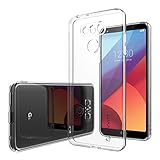 LUVVITT LG G6 Case, [Clarity] Crystal Clear Scratch Resistant Flexible TPU Gel Rubber Soft Silicone Protective Case for LG G6 - Clear