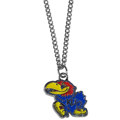 NCAA Siskiyou Sports Fan Shop Kansas Jayhawks Chain Necklace with Small Charm 22 inch Team Color
