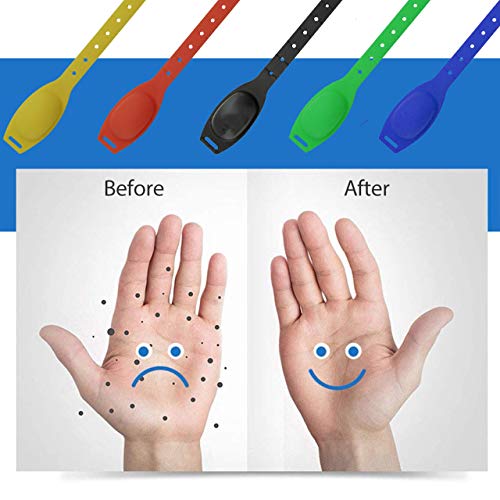 image for NARS 3Pcs Wristband Hand Dispenser with Beak Bottle, Portable Bracelet