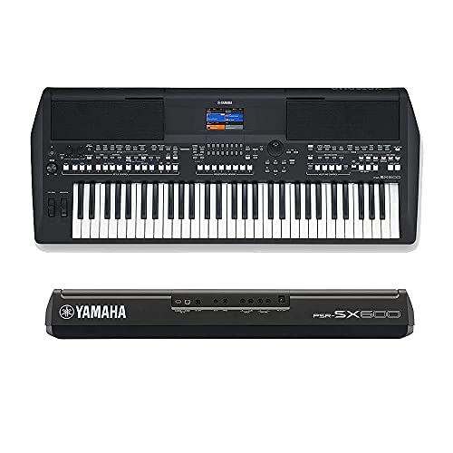 Image of Yamaha PSR-SX600 Digital Workstation Keyboard - Includes Power Adapter, Music Resources & User Manual, Advanced Voices, Styles & Effects, Ideal for Performers & Composers