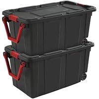 2-Pack 40-Gallon Sterilite Wheeled Industrial Totes (3 Colors) only .00: eDeal Info