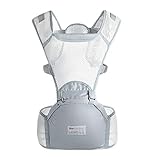 360 ° voll Mesh atmungsaktiv Babygeschirr, Baby und Eltern lumbalen Schultern fühlen sich wohler, orthop?discher Chirurg empfohlen, Baby O Typ Beine zu verhindern, dreieckige Dispersionskraft Design, Sicherheitslast 36 kg, mehr Vertrauen