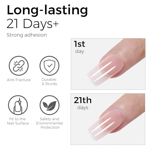 Tomicca A204002 Gel Nail Glue Solid Nail Glue Gel Uv Nail Glue Strong 4 In 1 Nail Gel Glue thumb #4