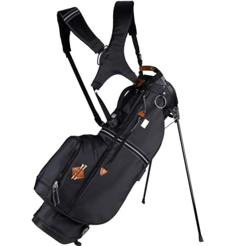 Sun Mountain 2023 MID Stripe Premium Sonnenalp PU Leather Golf Stand Carry Bag