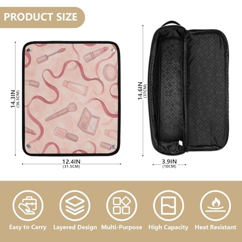 Bolsa de viaje grande para herramientas de cabello miniatura 4