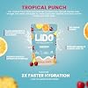 LIDO Tropical Punch Electrolyte Powder Packets Zero Sugar Hydration Drink Mix Packets with Trace Minerals & Sea Salt Keto, Paleo & Fasting Friendly Fruit Punch Drink Mix for Recovery, 28 Sticks