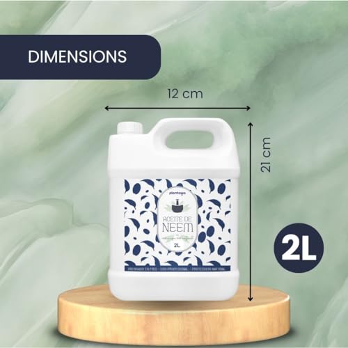 PLANTAWA Huile de Neem 2L | Ingrédient Végétal Polyvalent | Pressée à Froid | Sans Parfum ni Additifs | À Diluer pour Formulations Naturelles et Autonomes – vue 6