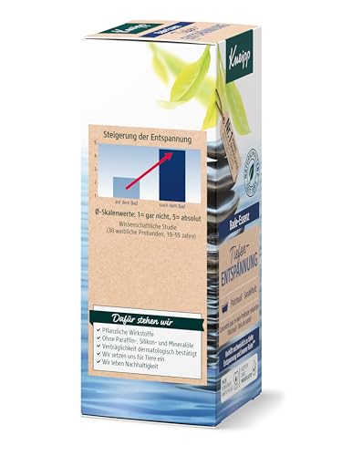 Kneipp Bade-Essenz Tiefenentspannung - Badeöl mit natürlichem ätherischen Patchouliöl & wertvollem Sandelholzextrakt für tiefe Entspannung & Ruhe - ohne Mikroplastik - 100ml