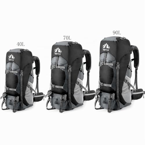 Miniatura 2 de Night Cat 40l 70l 90l Mochila De Senderismo Para Hombres Mujeres Macutos De Trekking Mochileros Escalada Ciclismo Viajar