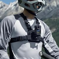 DJI Osmo Action 4 Motorrad- und Mountainbike-Combo – Erstelle hochwertiges 4K/120fps Filmmaterial mit einem intensiven 155°-Sichtfeld, Körperkamera mit einem 1/1,3-Zoll-Sensor, mit tragbarer Brustgurt – Ansicht 7