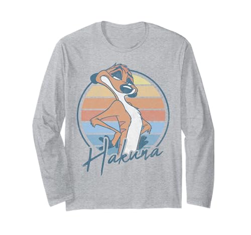 T-shirt manches longues Timon pour vos moments de détente en famille et soirées cinéma